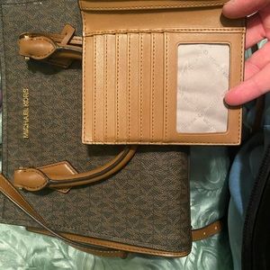 MK purse and wallet matching set